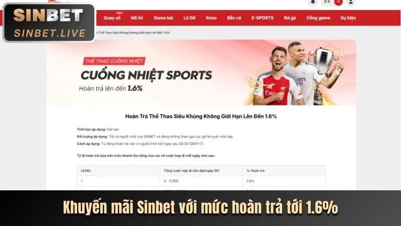 Các chương trình khuyến mãi và tiền thưởng độc quyền cho cá cược thể thao